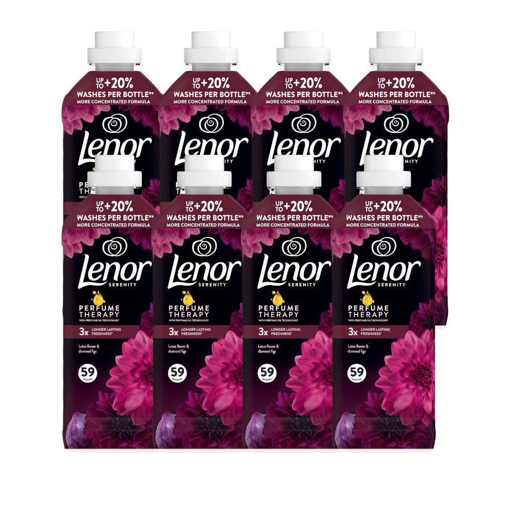 INGYENES SZÁLLÍTÁS - Lenor Lotus & Diamond öblítő 8x1,239 liter (472 mosás)