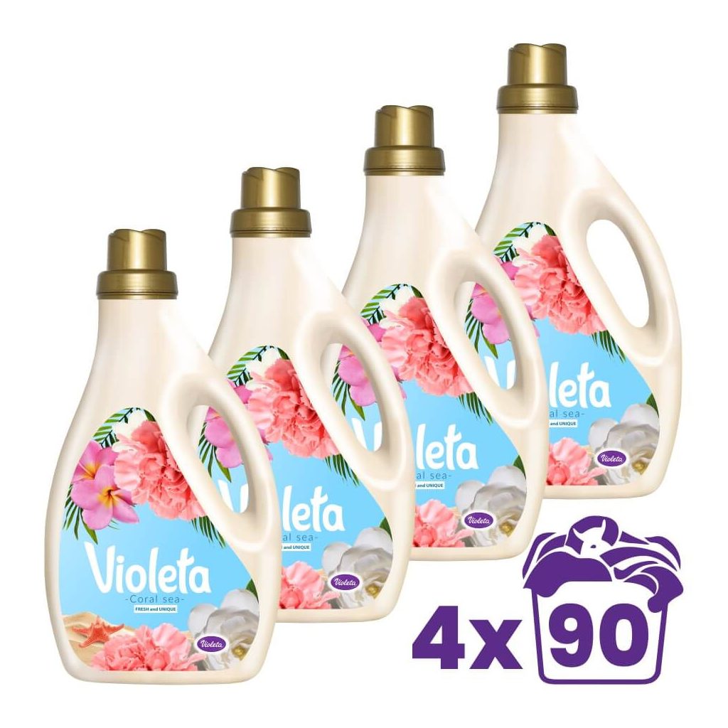 Violeta öblítő - coral sea (4x2,7 liter)