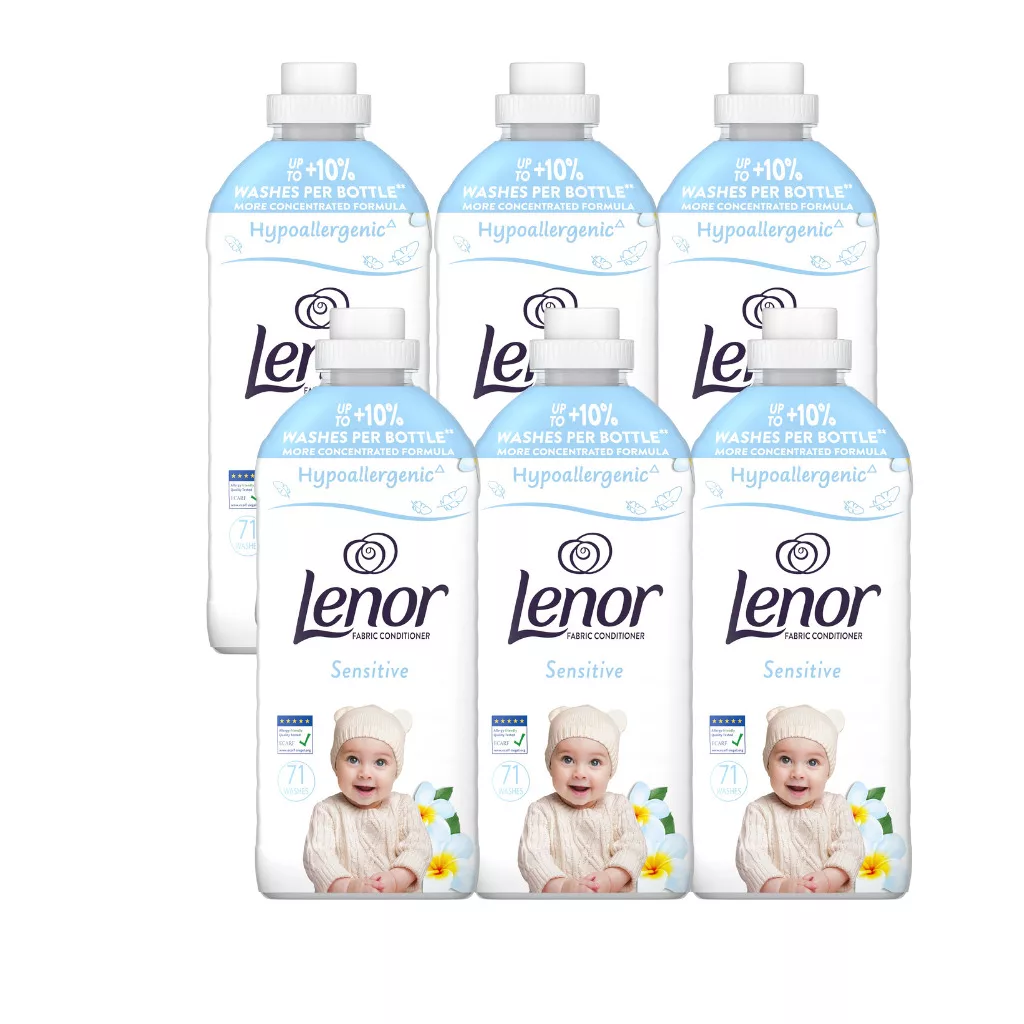 Lenor Sensitive öblítő 6x1,491 liter (426 mosás)