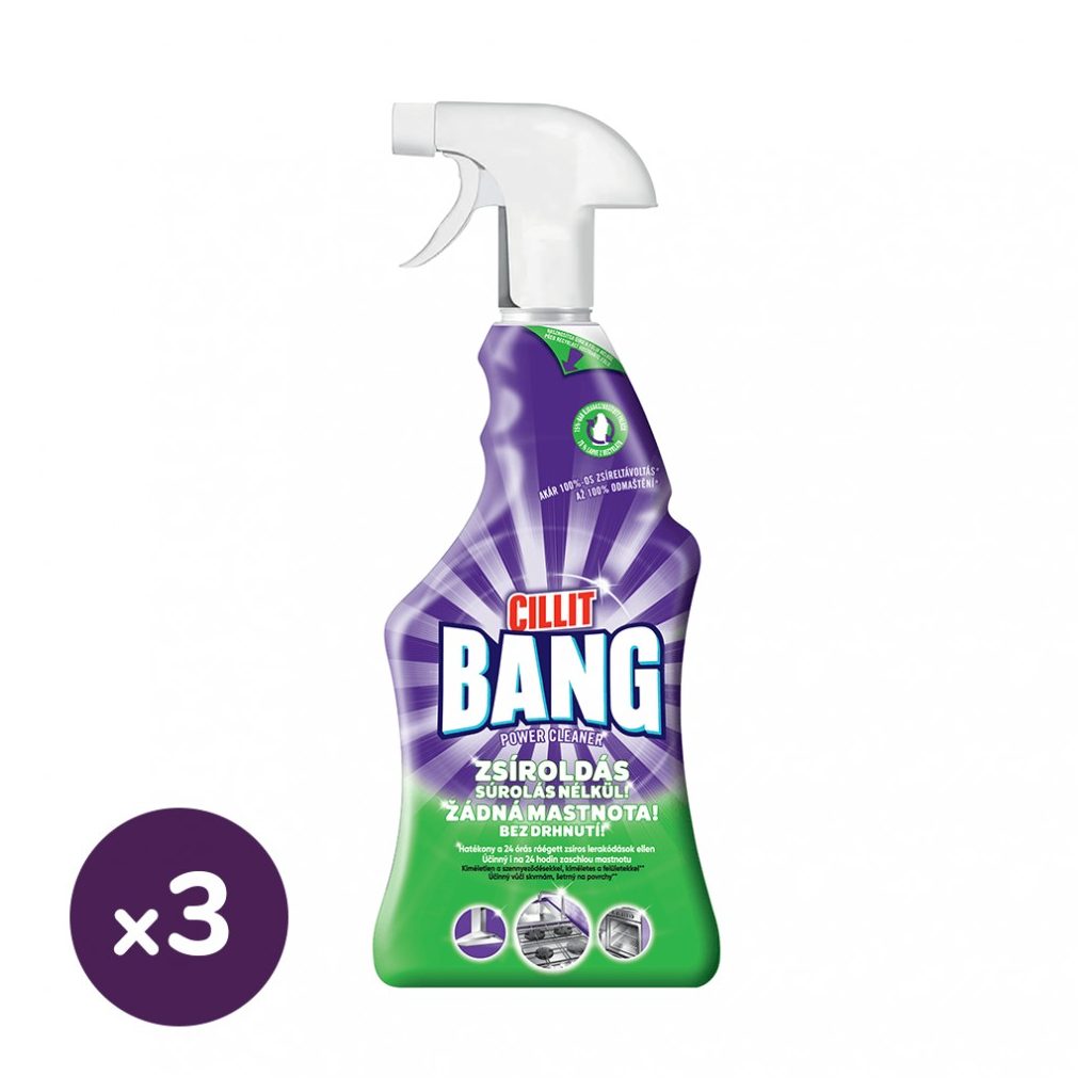 Cillit Bang Univerzális zsíroldó (3x750 ml)