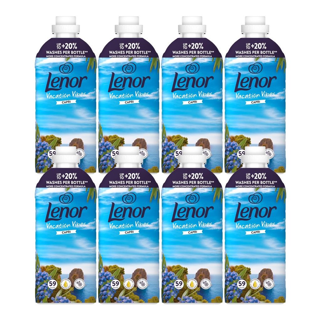 INGYENES SZÁLLÍTÁS - Lenor Capri öblítő 8x1,239 liter (472 mosás)