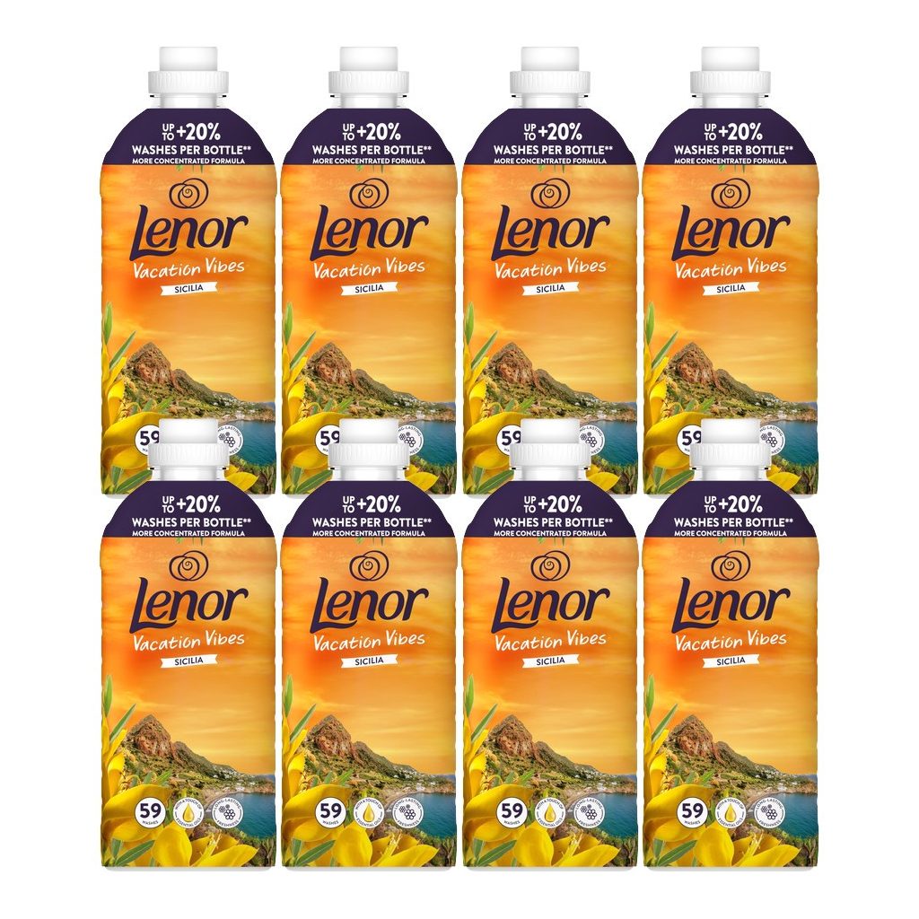 INGYENES SZÁLLÍTÁS - Lenor Sicilia öblítő 8x1,39 liter (472 mosás)