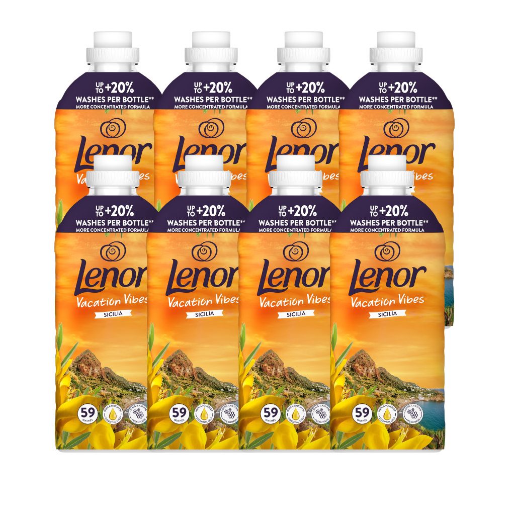 INGYENES SZÁLLÍTÁS - Lenor Sicilia öblítő 8x1,39 liter (472 mosás)