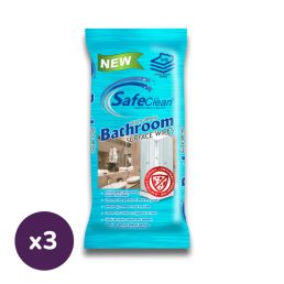Safe Clean - fürdőszobai tisztítókendő (3x50 db)