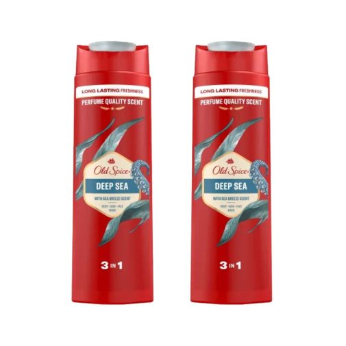 Old Spice Deep Sea 3 az 1-ben tusfürdő és sampon (2x400 ml)