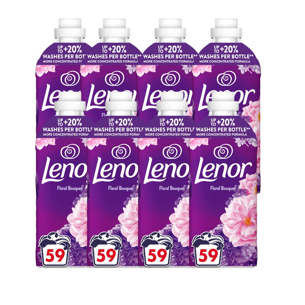 INGYENES SZÁLLÍTÁS - Lenor Floral Bouquet öblítő 8x1,239 liter (472 mosás)