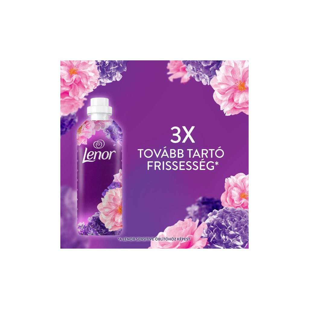 INGYENES SZÁLLÍTÁS - Lenor Floral Bouquet öblítő 8x1,239 liter (472 mosás)