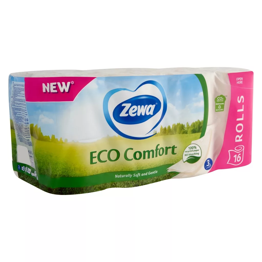 Zewa Eco Comfort 3 rétegű toalettpapír (3x16 tekercs)