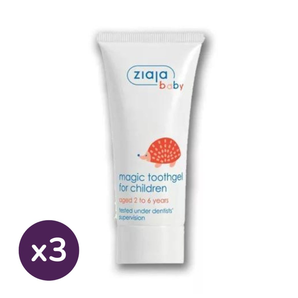 ZIAJA Gyermek mágikus fogkrém 2-6 éves korig (3x50 ml)