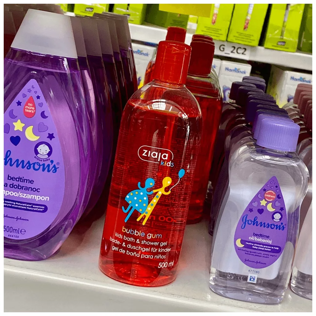 ZIAJA Gyermek hab- és tusfürdő rágógumi illattal (3x500 ml)