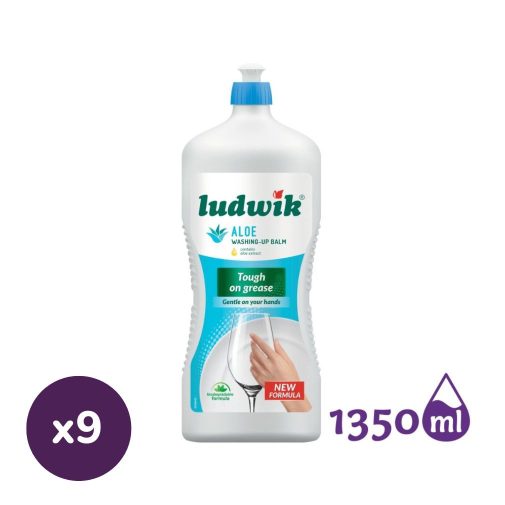 Ludwik mosogatószer Aloe Vera (9x1350g)