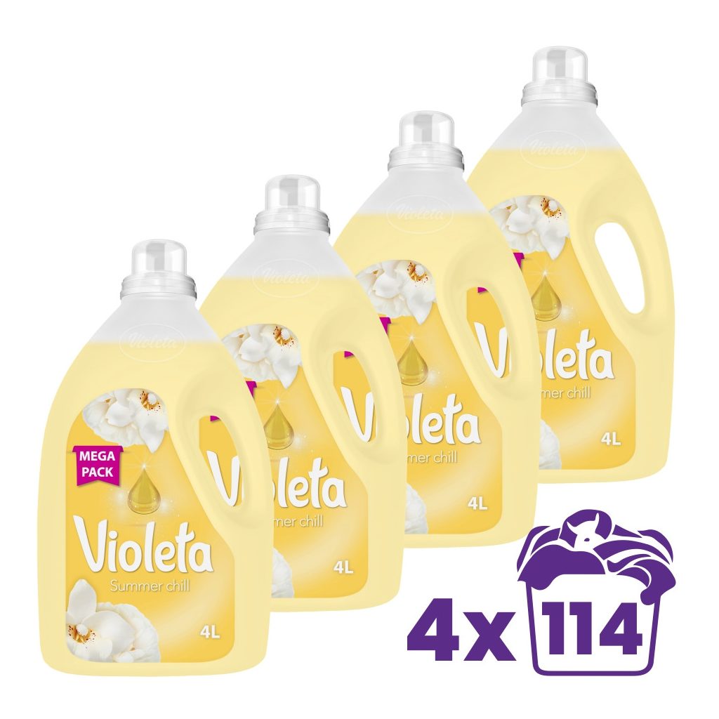 Violeta öblítő - summer chill (4x4 liter)
