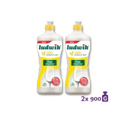 Ludwik citrom illatú mosogatószer (2x900 g)