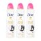 Dove Invisible Care izzadásgátló aeroszol (3x150 ml)