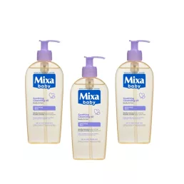   Mixa Baby nyugtató tisztító olaj a bőrre és a hajra (3x250 ml)