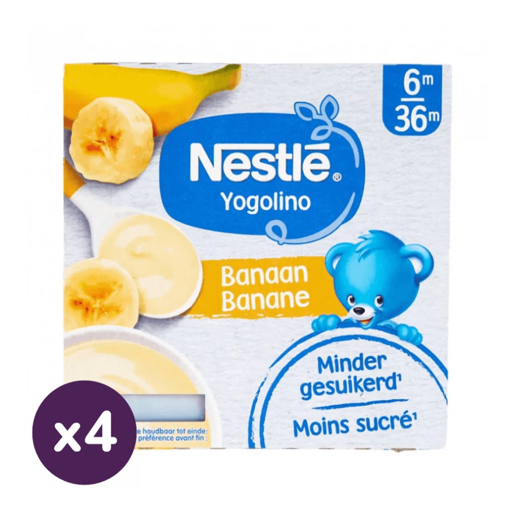 Nestlé Yogolino tejalapú banános bébidesszert 6 hó+ (16x100 g)