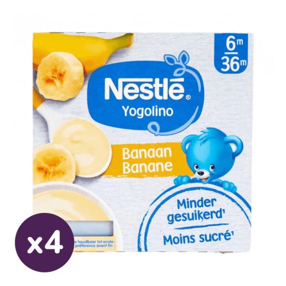 Nestlé Yogolino tejalapú banános bébidesszert 6 hó+ (4x400 g)
