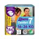 Libero Comfort 7 pelenka, 16-26 kg, MÁSFÉL HAVI PELENKACSOMAG 186 db + ajándék toalettpapír