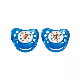 BabyBruin cseresznye játszócumi 0-6 hó, 2 db (majom)