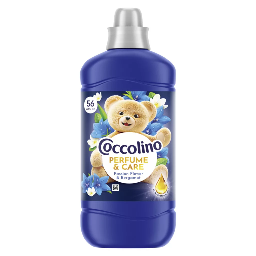 Coccolino Perfume & Care Passion Flower & Bergamot öblítő 4x1288 ml (224 mosás)