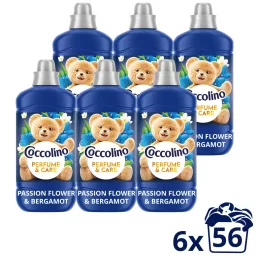   Coccolino Perfume & Care Passion Flower & Bergamot öblítő 6x1288 ml (336 mosás)