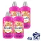 Coccolino Perfume & Care Tiare Flower & Red Fruits öblítő 4x1288 ml (224 mosás)