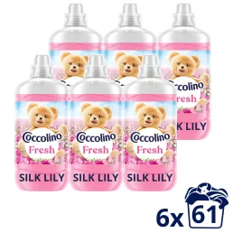 Coccolino Fresh Silk Lily öblítő 6x1403 ml (366 mosás)