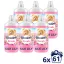 Coccolino Fresh Silk Lily öblítő 6x1403 ml (366 mosás)