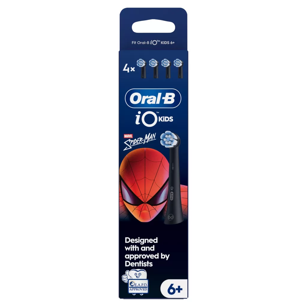 INGYENES SZÁLLÍTÁS - Oral-B iO Kids Pókember fogkefefej (2x4 db)