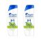 Head & Shoulders Apple Fresh 2az1-ben korpásodás elleni sampon (2x330 ml)