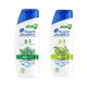 Head & Shoulders Apple Fresh 2az1-ben korpásodás elleni sampon + Head & Shoulders Menthol Fresh 2az1-ben korpásodás elleni sampon csomag