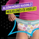 INGYENES SZÁLLÍTÁS - Pampers Ninjamas Pyjama Pants éjszakai bugyipelenka szívecskés 4-7, 17-30 kg, 120 db