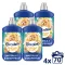 Coccolino Perfume & Care Waterlily & Grapefruit öblítő 4x1610 ml (280 mosás)