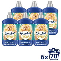   Coccolino Perfume & Care Waterlily & Grapefruit öblítő 6x1610 ml (420 mosás)