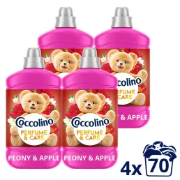   Coccolino Perfume & Care Peony & Apple öblítő 4x1610 ml (280 mosás)