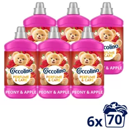   Coccolino Perfume & Care Peony & Apple öblítő 6x1610 ml (420 mosás)