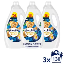   Coccolino Perfume & Care Passion Flower & Bergamot öblítő 3x2875 ml (375 mosás)
