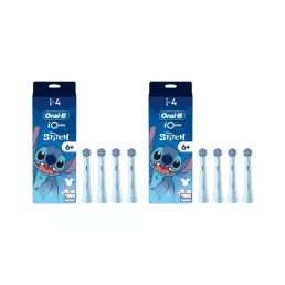   INGYENES SZÁLLÍTÁS - Oral-B iO Kids Stitch fogkefefej (2x4 db)