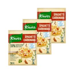 Knorr 100% Természetes Alap (3x42 g) Carbonara spagetti