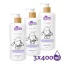 Violeta Double Care sampon (3x400 ml)