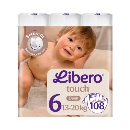 Libero Touch 6 pelenka, 13-20 kg, 108 db