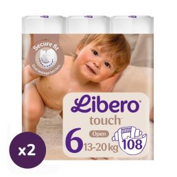 Libero Touch 6 pelenka, 13-20 kg, 216 db