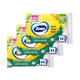   Zewa Limited Edition illatosított nedves toalettpapír (3x42 db)