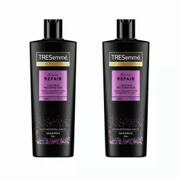  TRESemmé Biotin Repair sampon károsodott hajra biotinnal (2x400 ml) + AJÁNDÉK hajturbán
