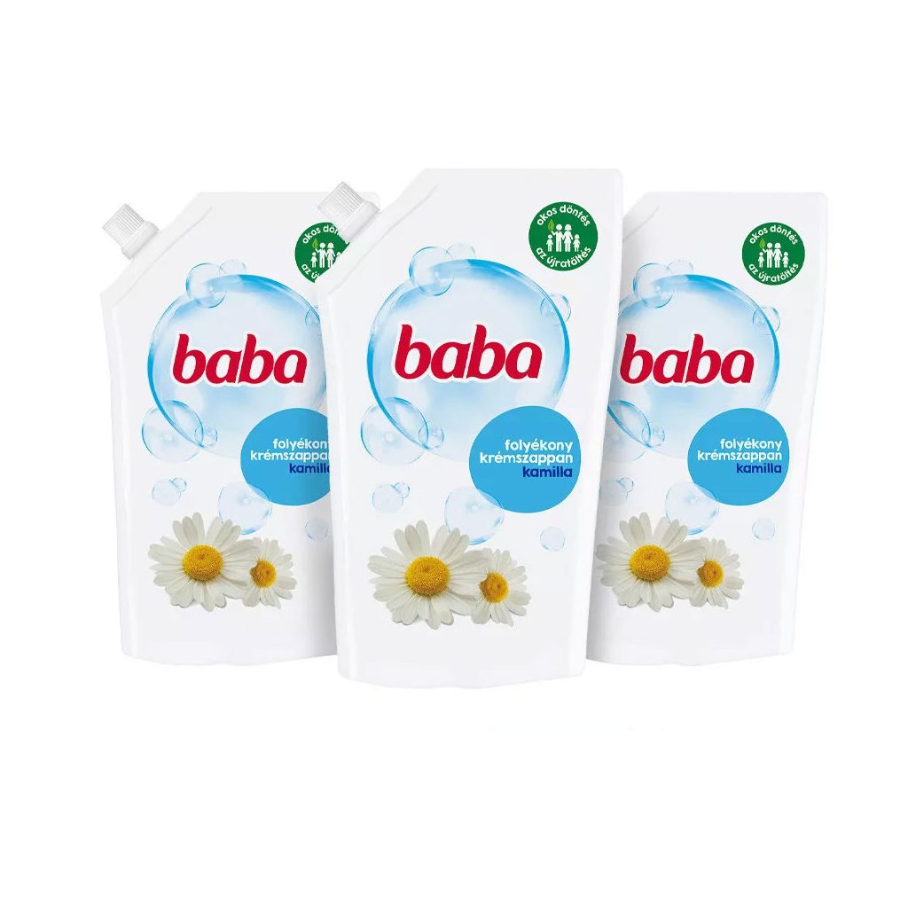 Baba folyékony szappan utántöltő kamillával (3x500 ml)