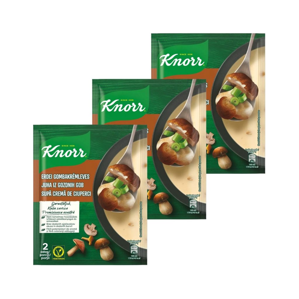 Knorr Erdei Gombakrémleves (3x48 g)