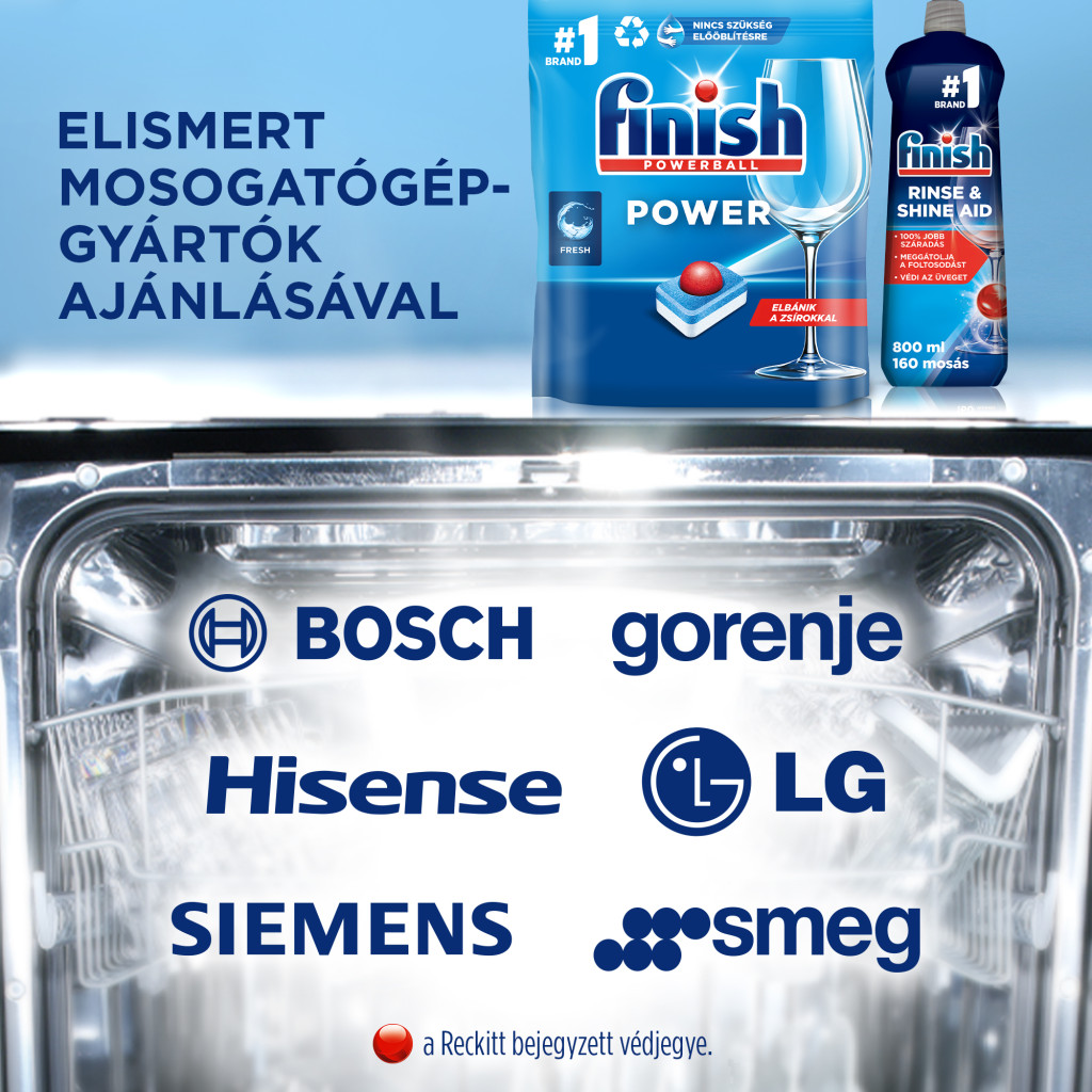 Finish Power All in 1 mosogatógép-tabletta (3x80 db)