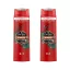 Old Spice Bearglove 3 az 1-ben tusfürdő és sampon (2x400 ml)