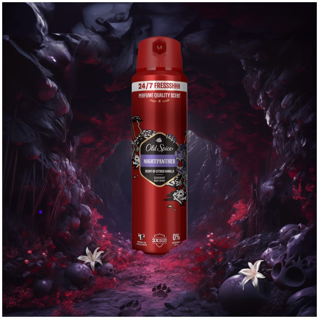 Old Spice Night Panther dezodor spray férfiaknak (3x200 ml)