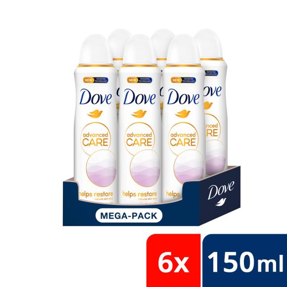 Dove deo Clean Touch izzadásgátló aeroszol (6x150 ml)